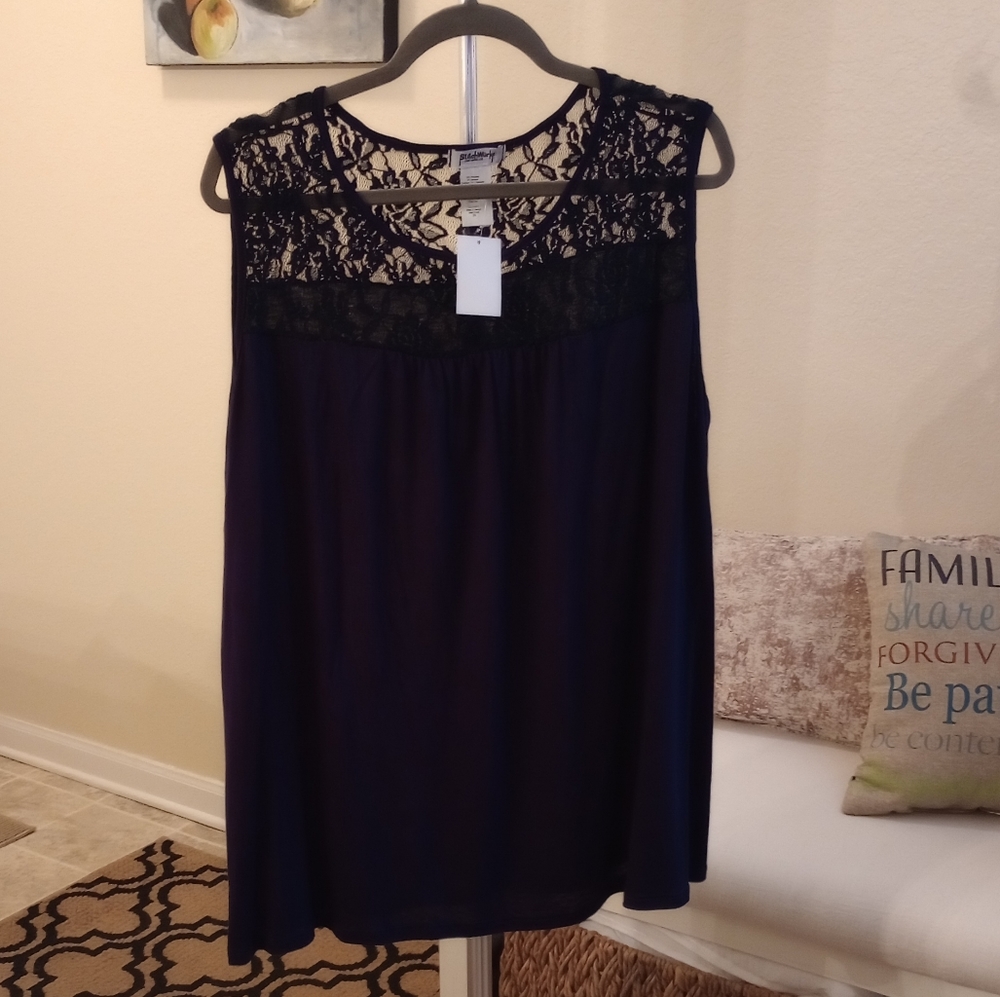 Lace top tunic